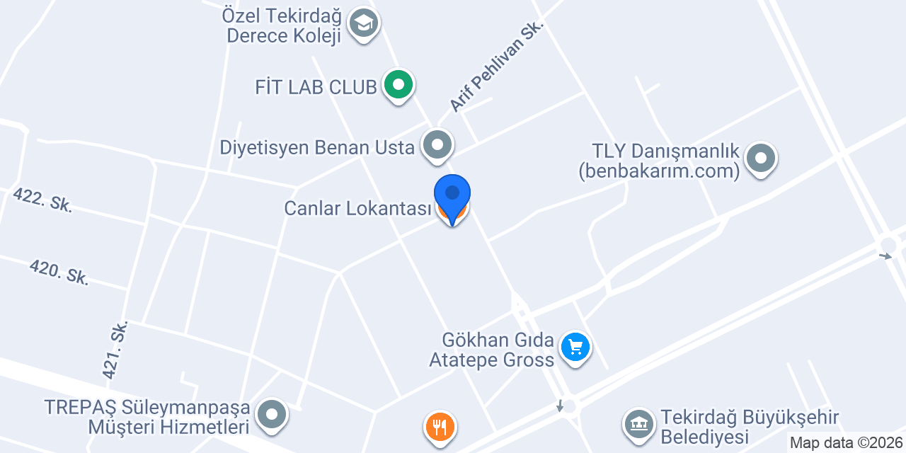 Canlar Lokantası konumu