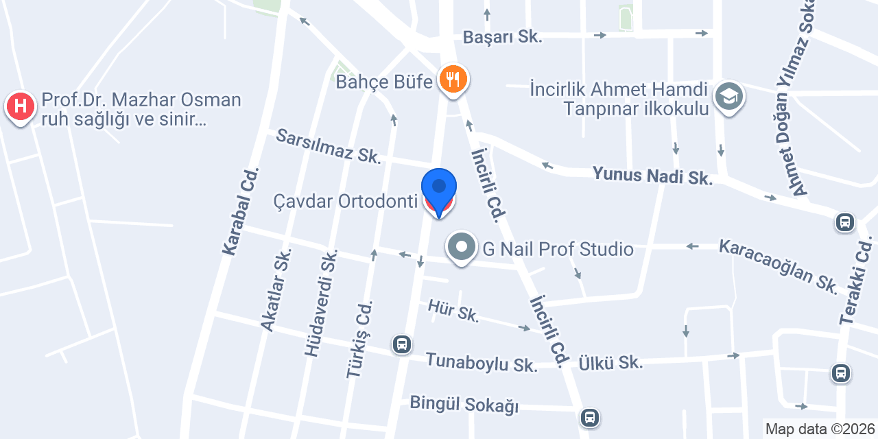 Çavdar Ortodonti konumu