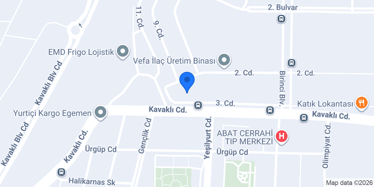 Yapkim Genel Antrepo konumu