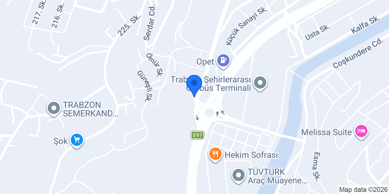 TÜRKLER HOTEL konumu