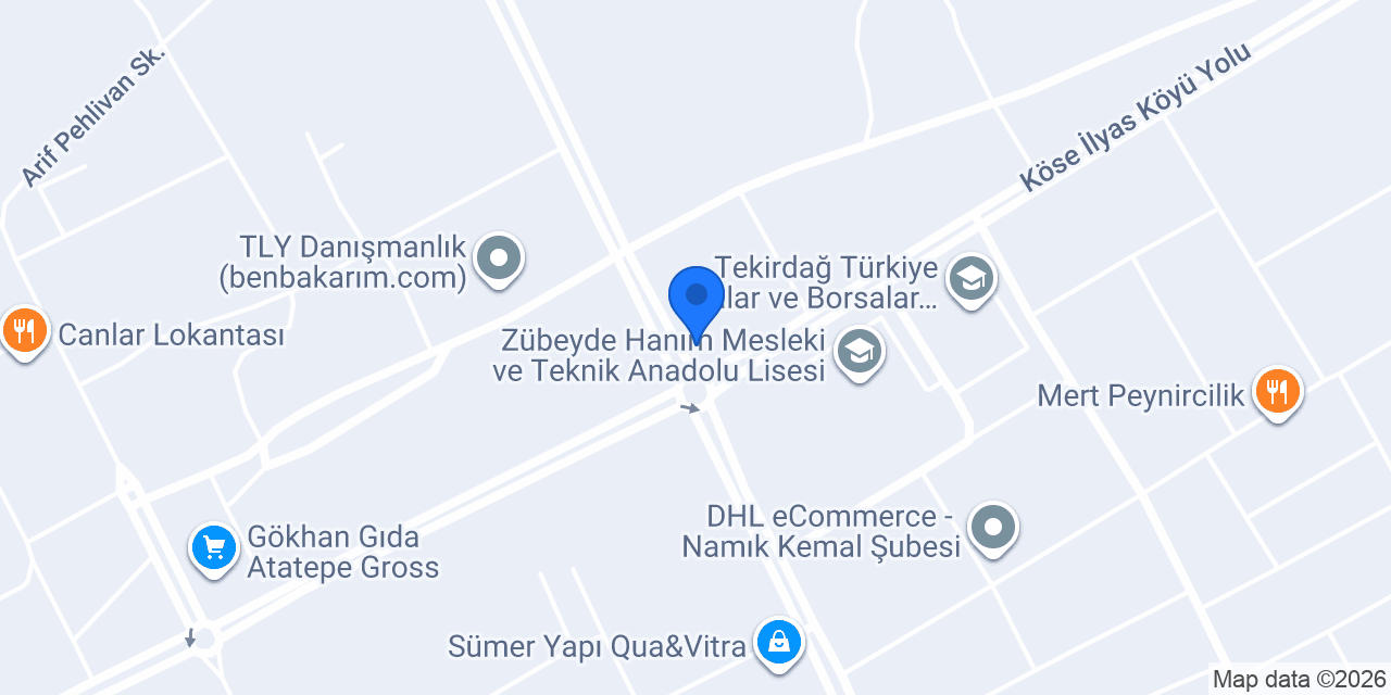 Tekirdağ Manitou konumu
