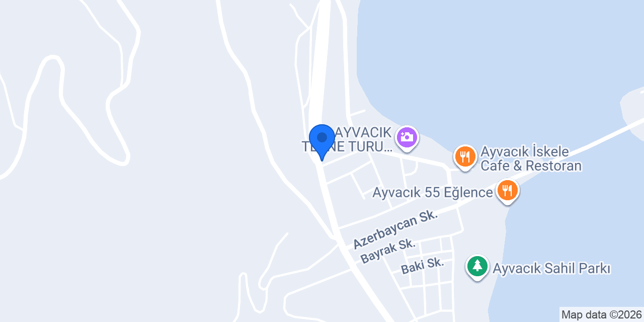 Ayvacık Yeşil Kafe - Altuntaş konumu
