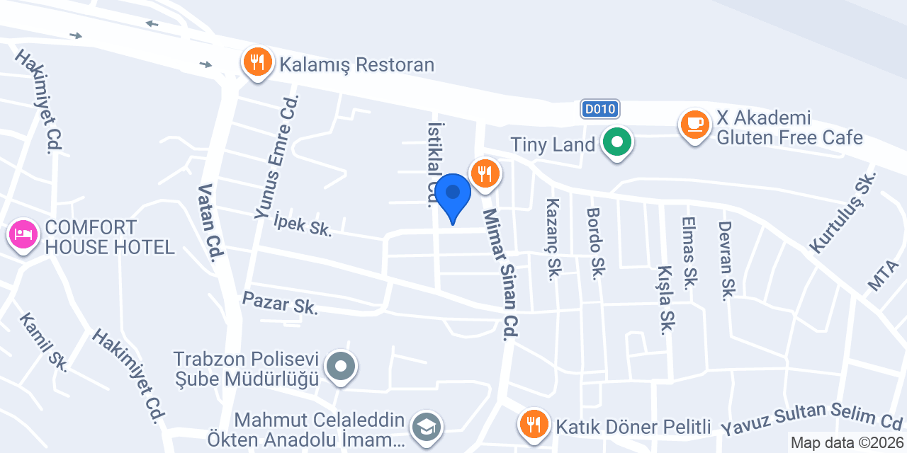Trabzon tours konumu