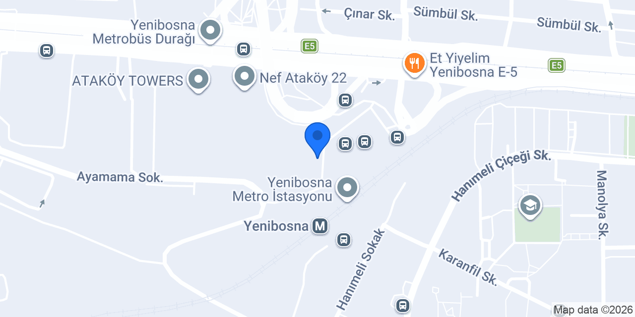 ArkiNova Mimarlık konumu