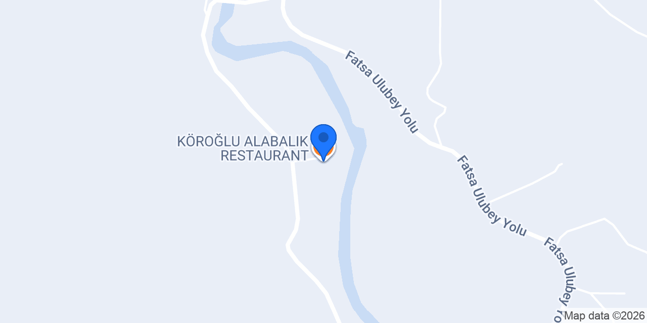 KÖROĞLU ALABALIK RESTAURANT konumu
