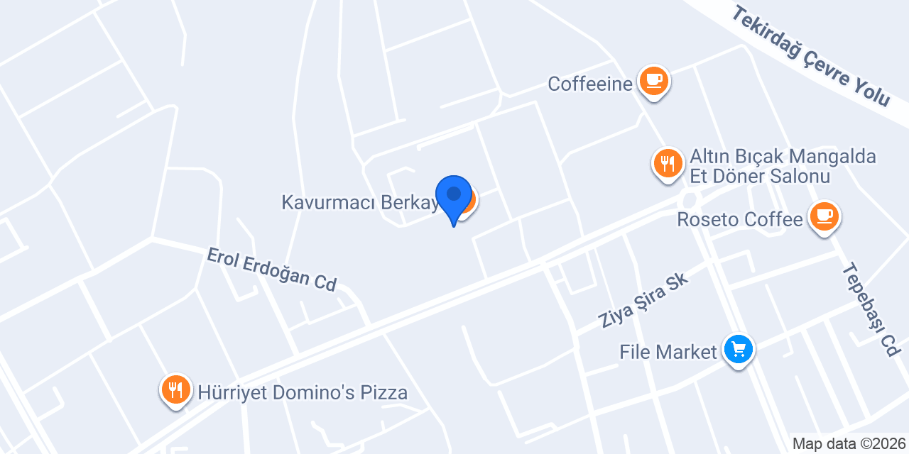 Hero's Pizza | Süleymanpaşa Şubesi konumu