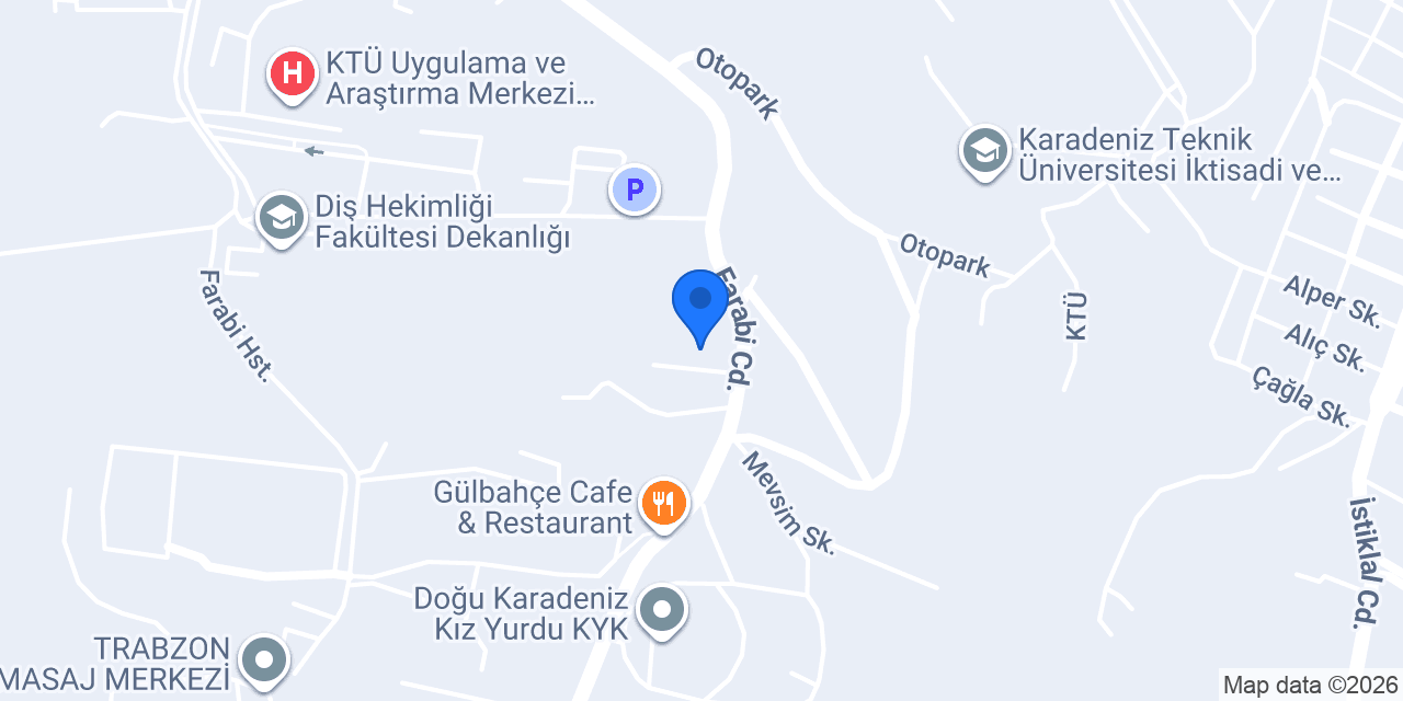 Ktü Koru Seyir Kafe konumu