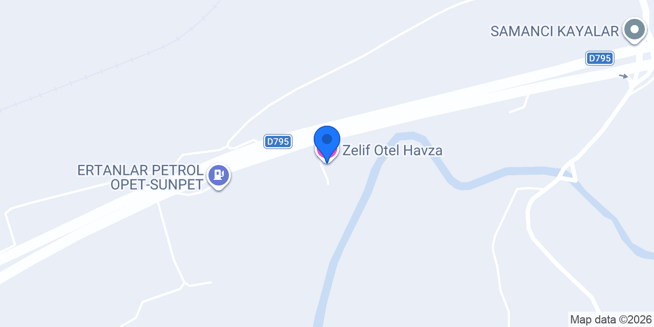Zelif Otel Havza konumu
