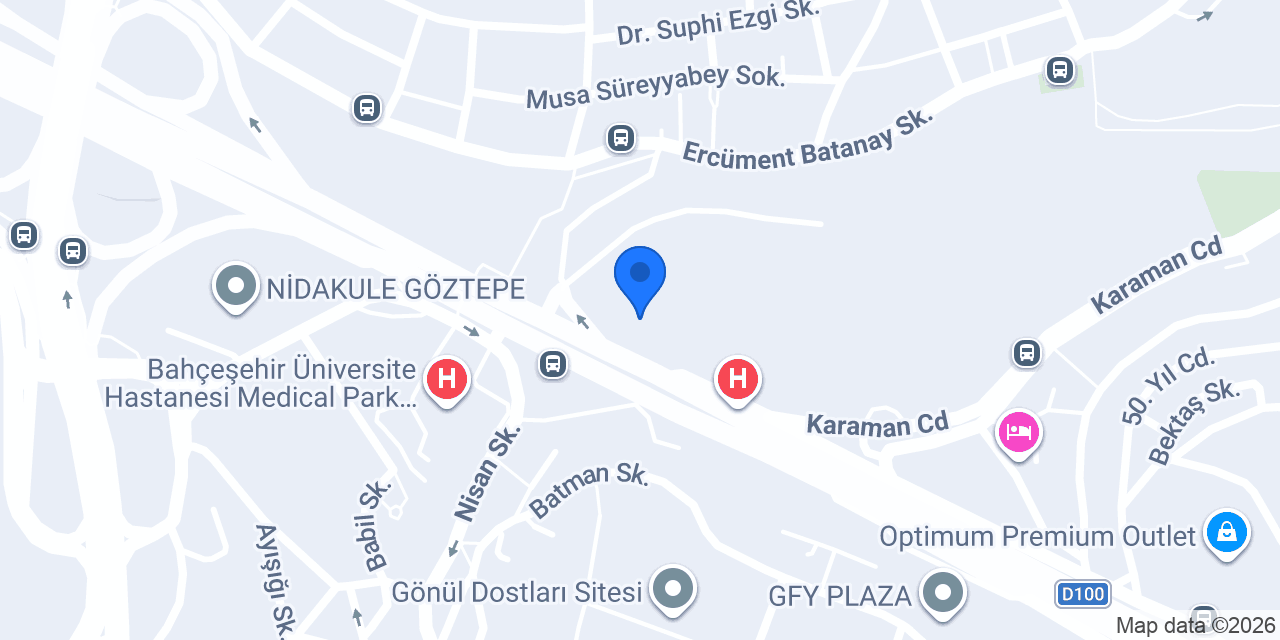 Doçent Doktor Mustafa Sakar konumu