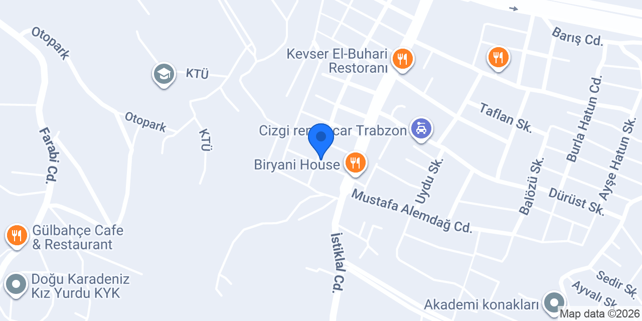ARAF CAFE konumu