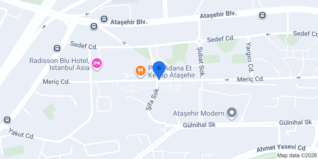 Ataşehir Organic Cafe konumu