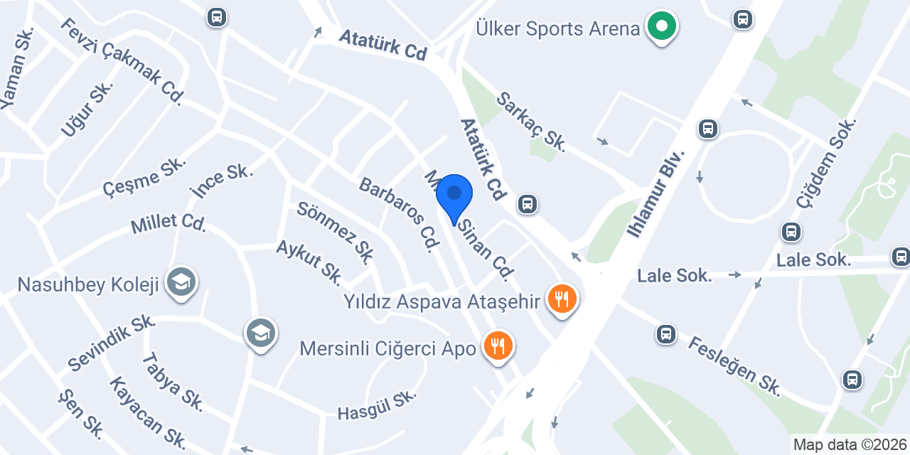 Atölye Eğitim Ataşehir konumu
