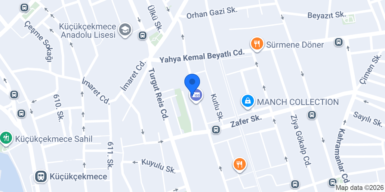 Yapı Kredi - Cennetmahallesi Şubesi konumu