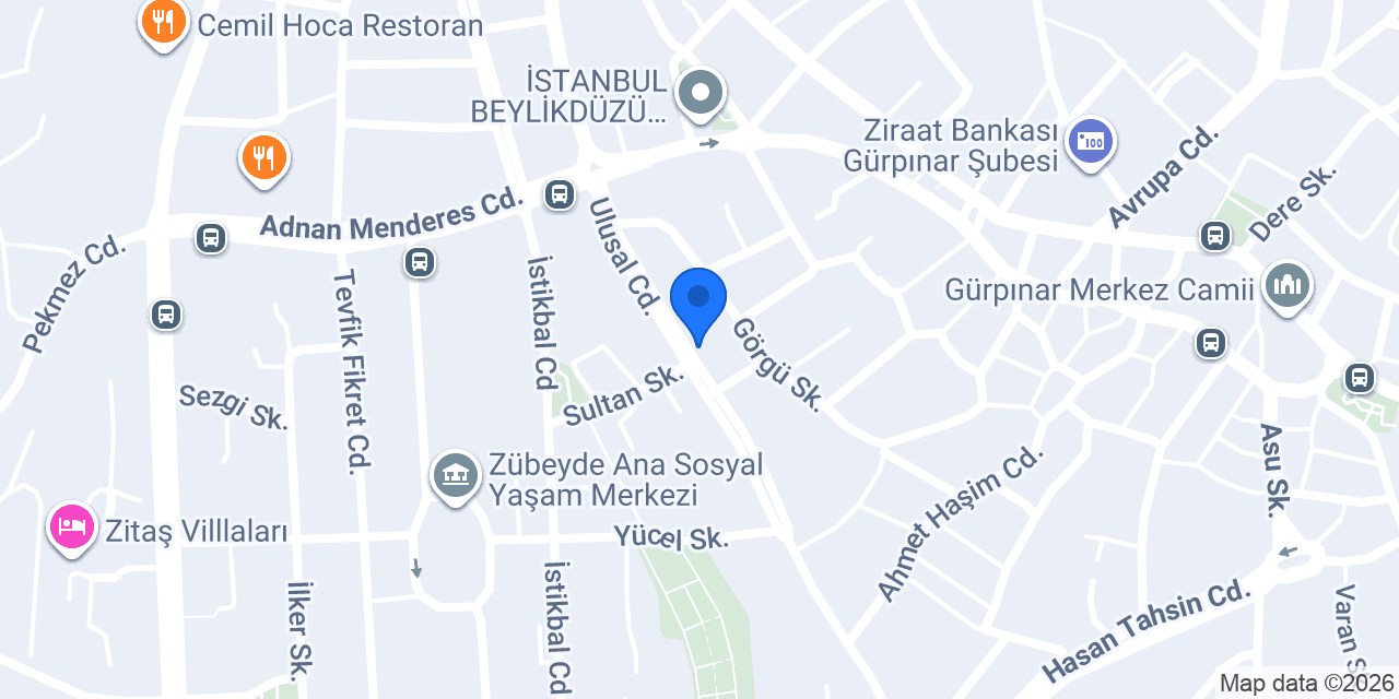 GALATA SU GÜRPINAR konumu