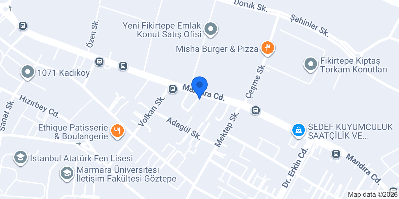 Tatbak Fikirtepe Şubesi konumu