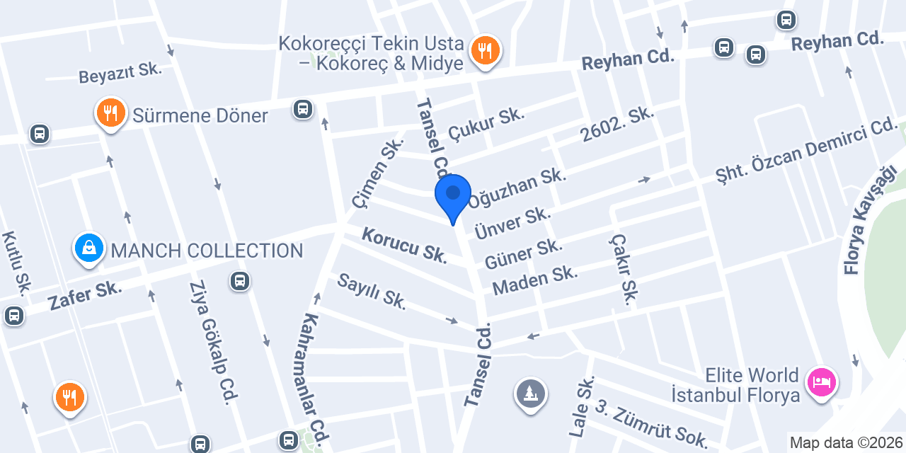 Çuşka Fast Food konumu