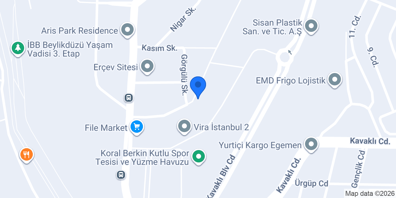 Mutlular 2000 Pastanesi konumu