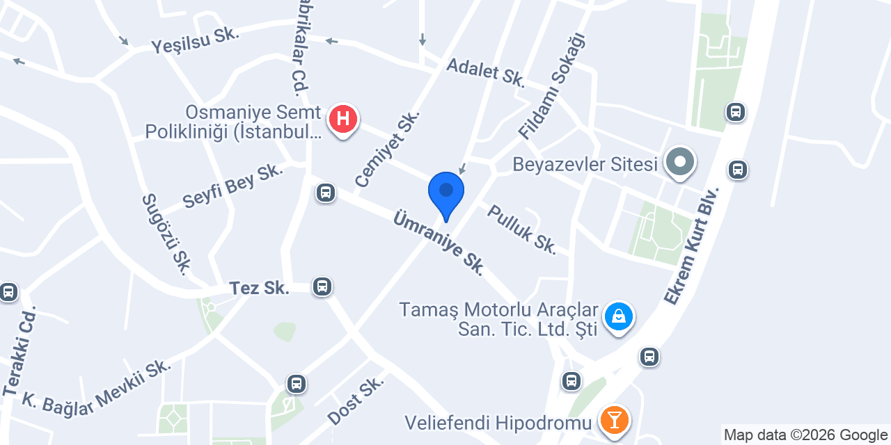 Referans Veteriner Kliniği konumu
