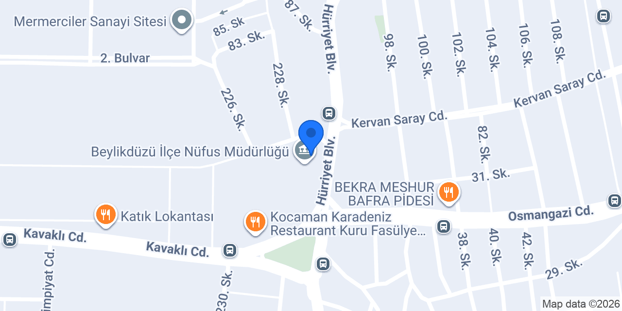 Poylin Premium Beylikdüzü konumu