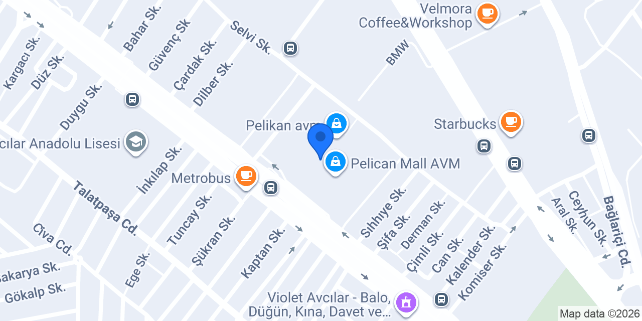Eczane Pelican Mall konumu