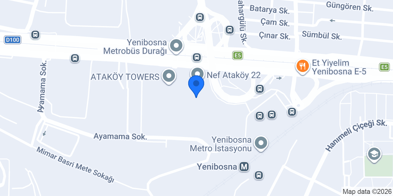 İç Mimar Sibel Albayrak konumu