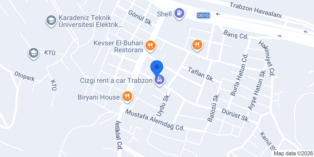 North Star Hotel - Trabzon Hotel konumu