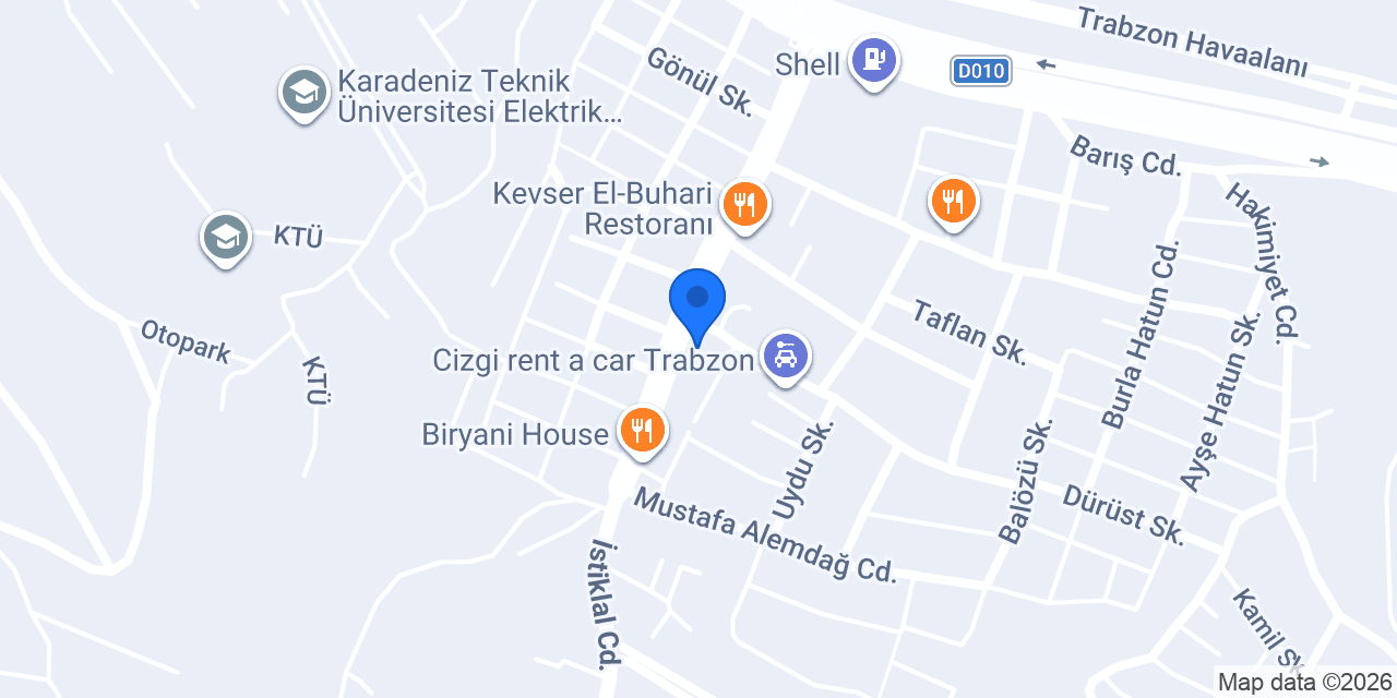 Alaçatı Cafe konumu