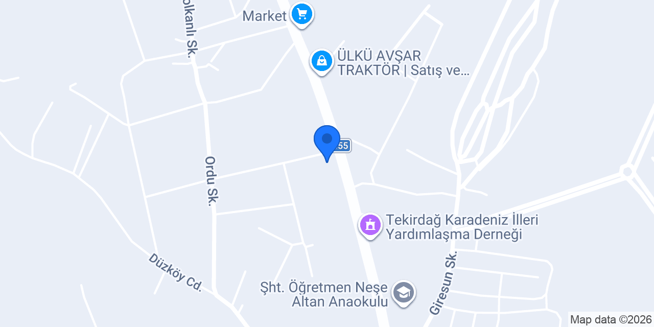Bürotime Tekirdağ - Orhan's Ofis Mobilyaları konumu