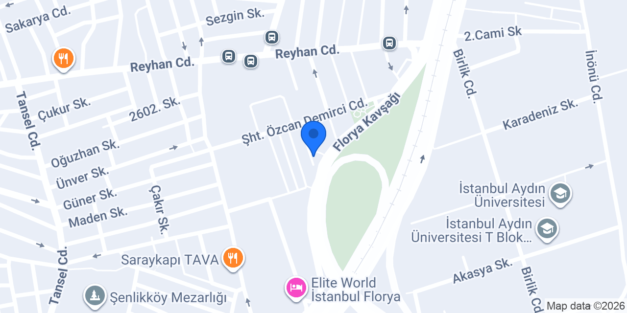 Parke Sarayı konumu