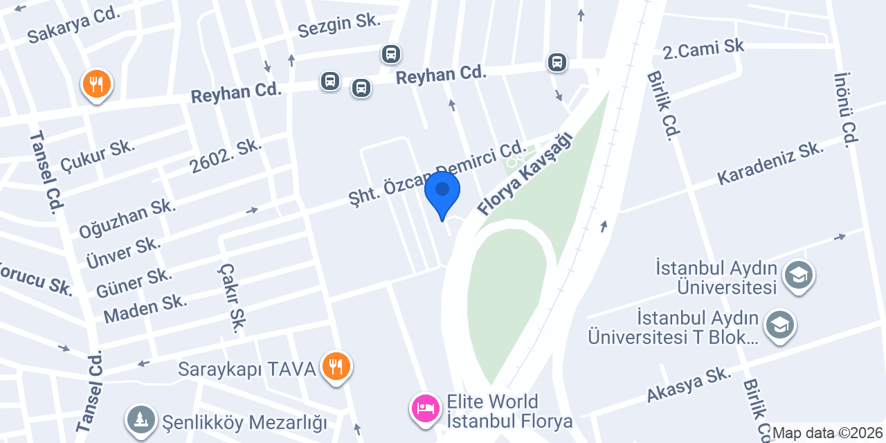 Florya Şömine konumu