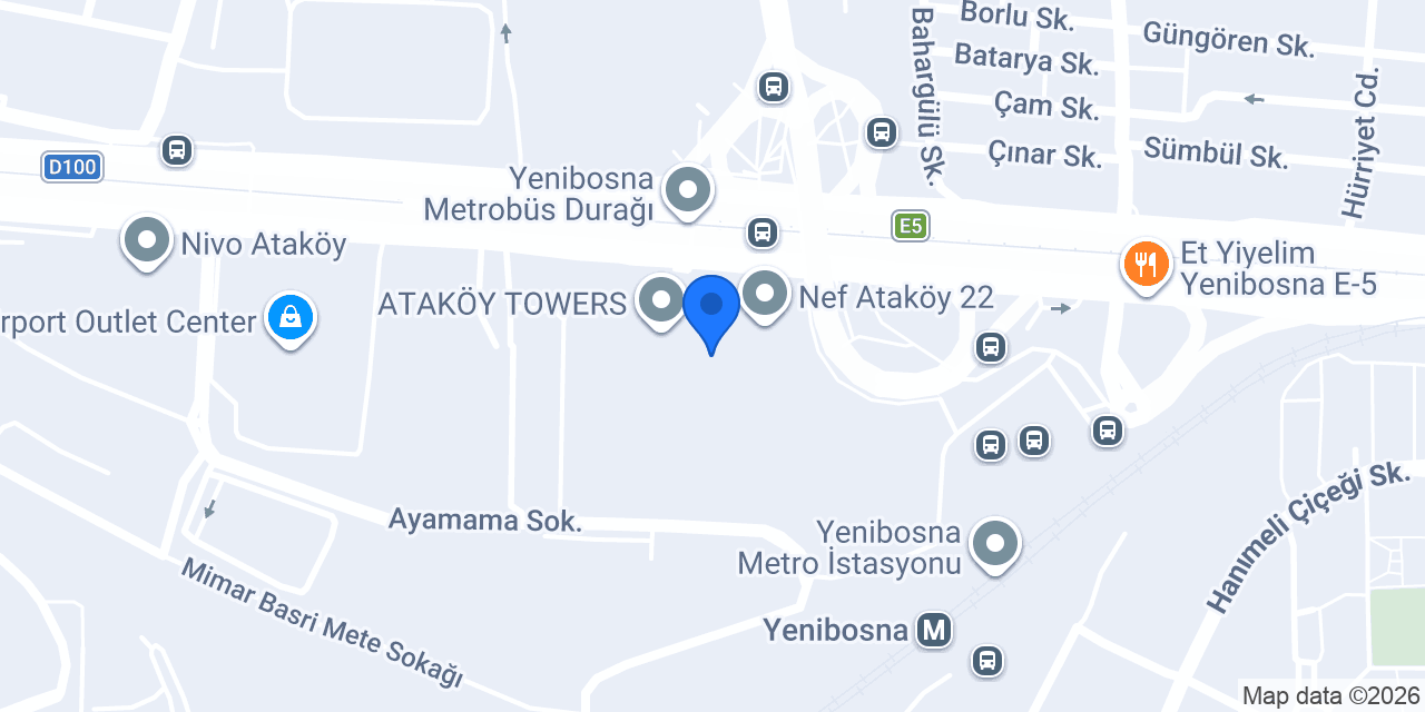 Ataköy pilavcısı konumu