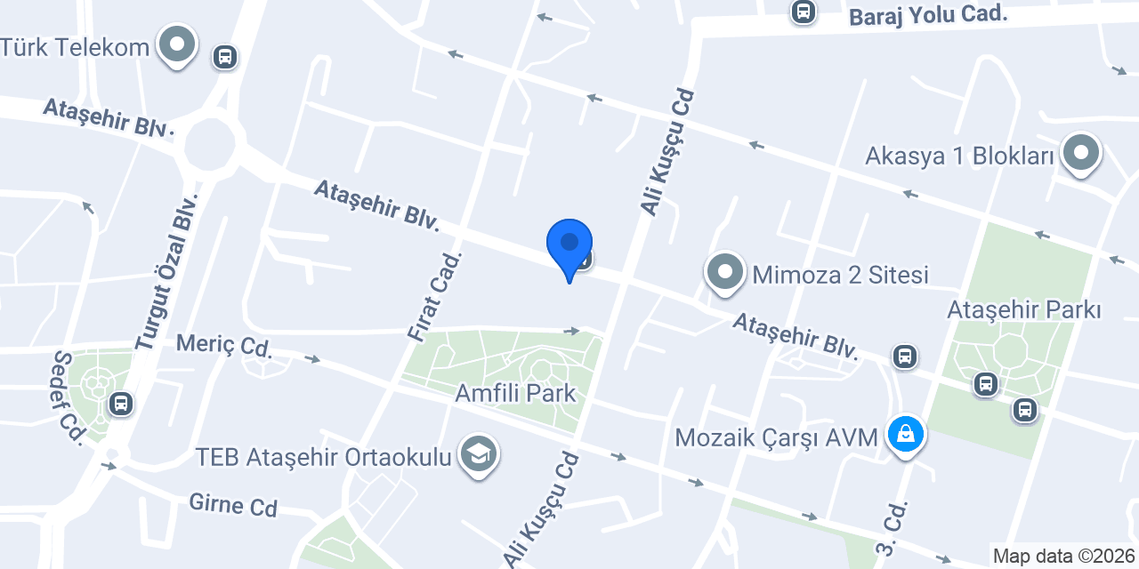 Jinekolog Op. Dr. Pınar Tokatlıoğlu konumu