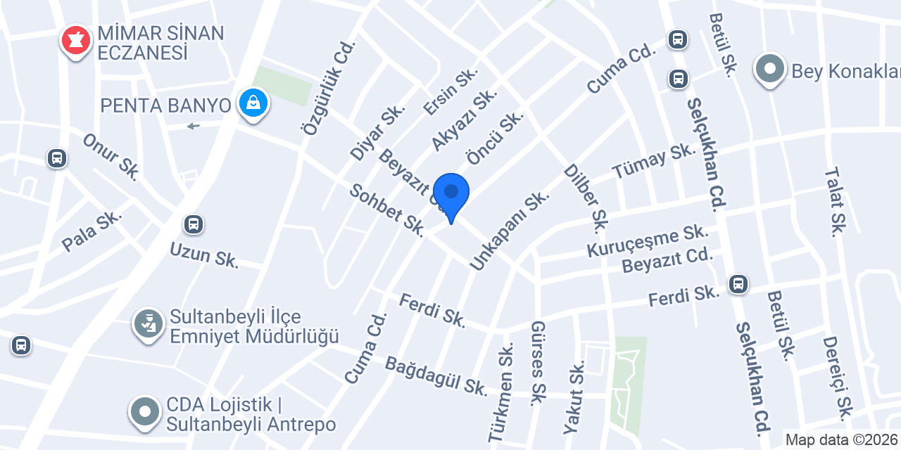 Ayaz Prefabrik Yapı konumu