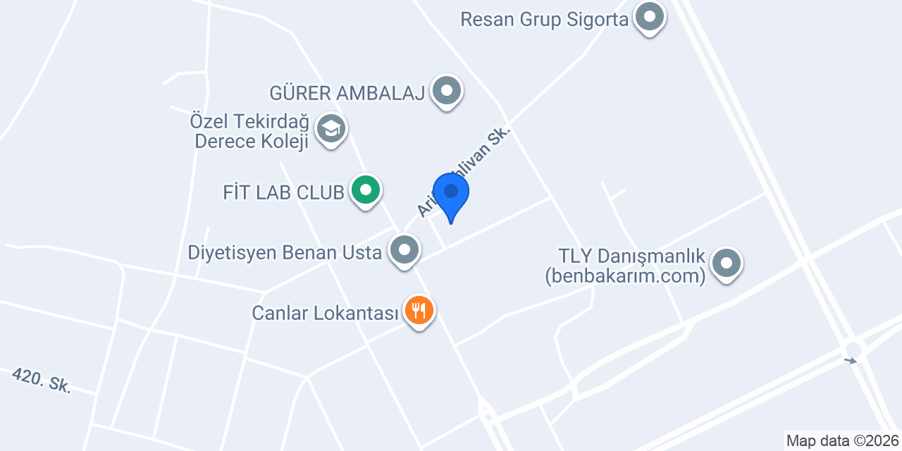 TRAKYA ELEKTRİK DAĞITIM A.Ş. (TREDAŞ) konumu