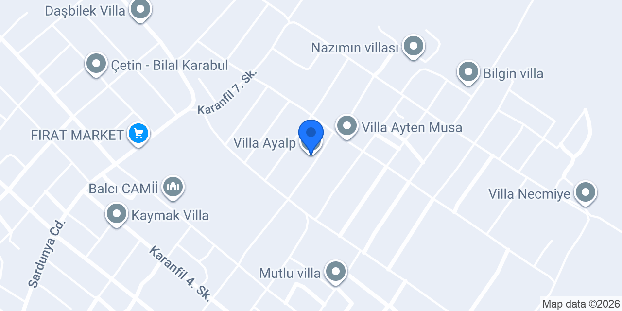 Villa Ayalp konumu