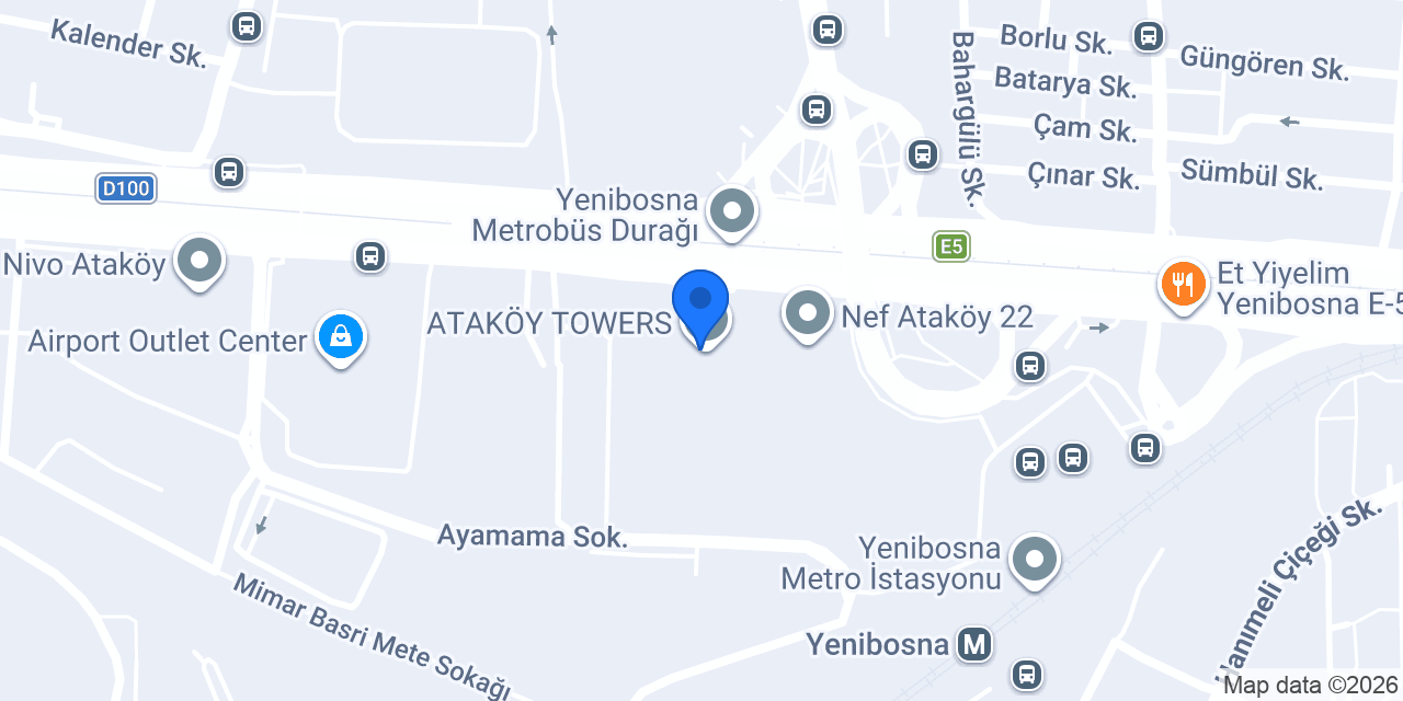 Dr. Bengü Altunay | Ataköy konumu