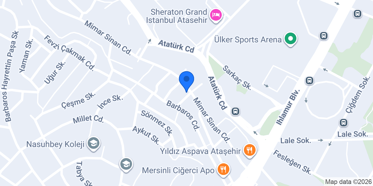 ATAŞEHİR ÖZEL OKULLAR konumu