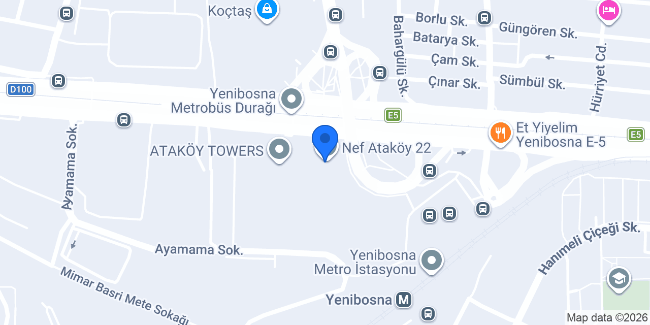 Fizyodoz G-Therapy Ataköy konumu