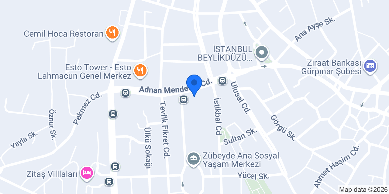 Mutlu Börek konumu