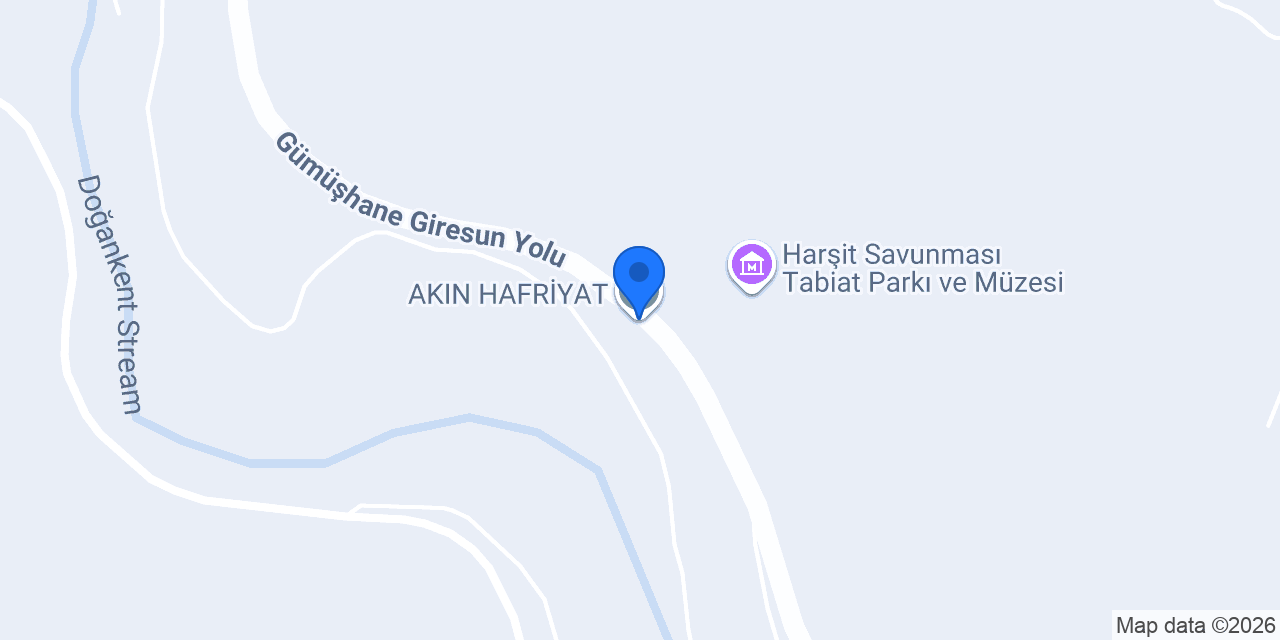 AKIN HAFRİYAT konumu