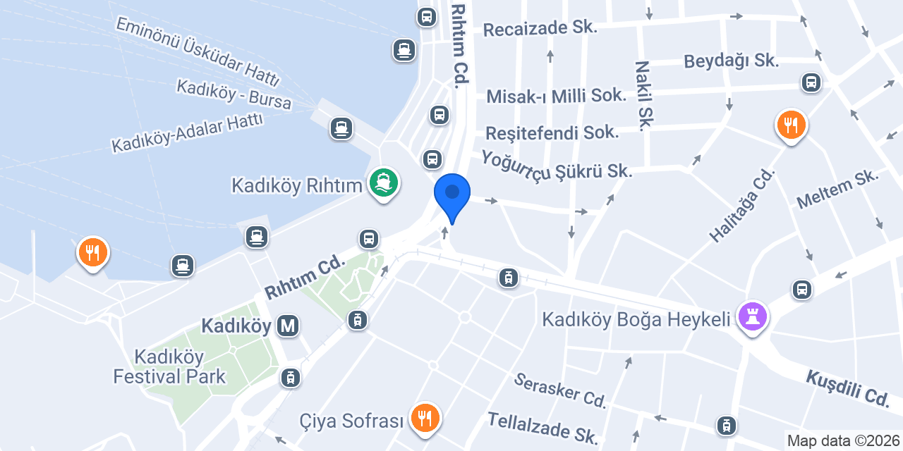 Garanti BBVA Rıhtım Kadıköy Şubesi konumu