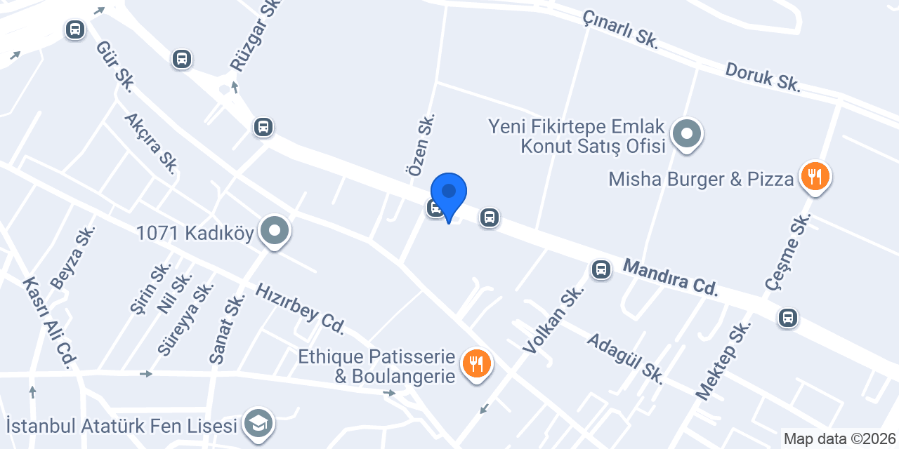 Pasaport Pizza Göztepe konumu