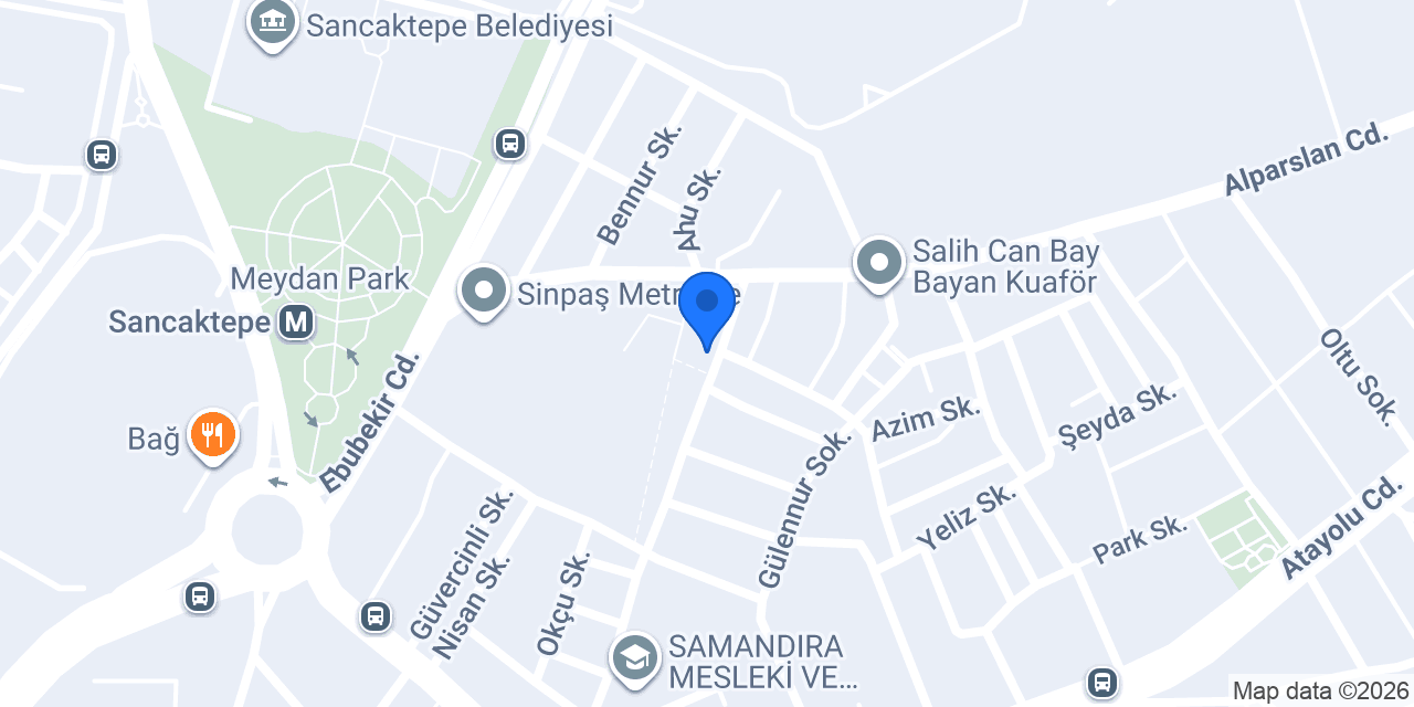 Dali Bilişim San. ve Tic. Ltd. Şti. konumu
