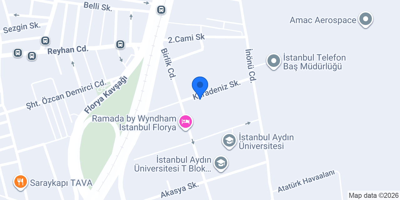 Bisendevar LTD. ŞTİ. konumu