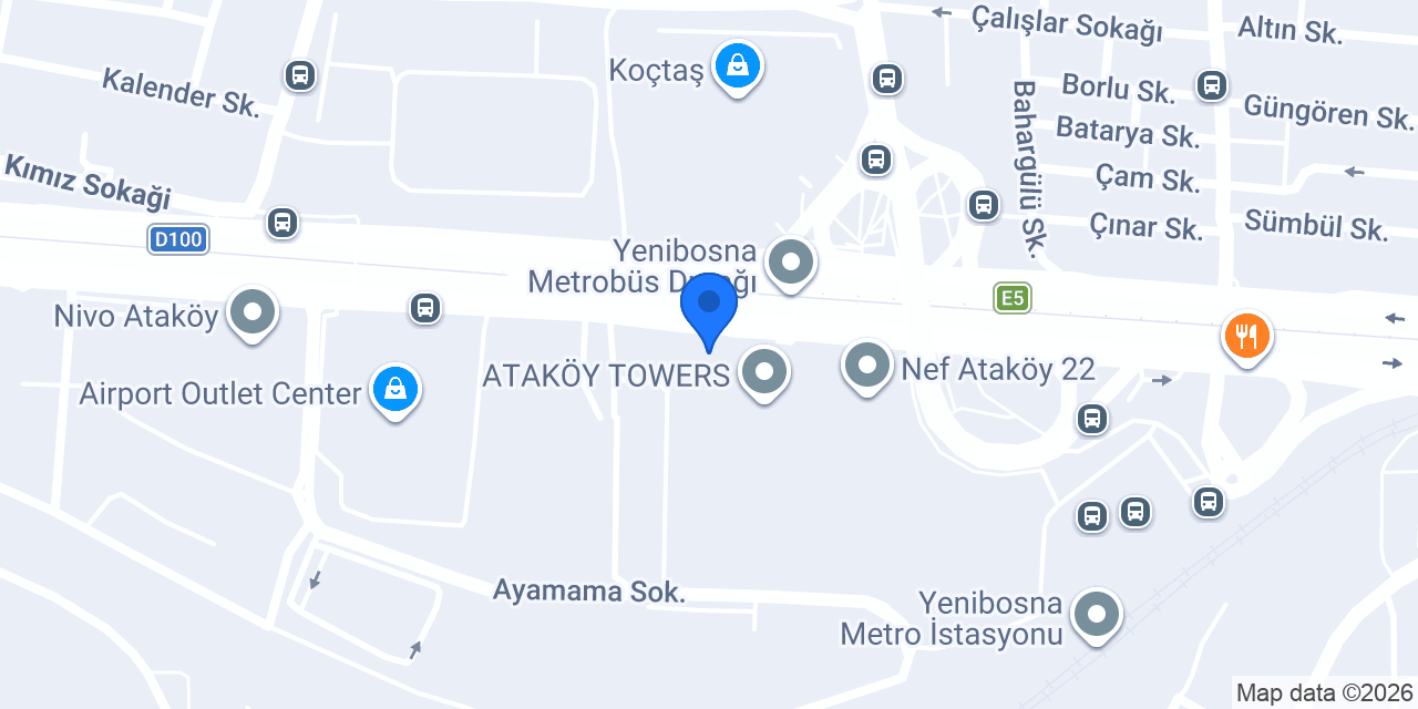Türkiye Finans Trakya Kurumsal Şubesi konumu