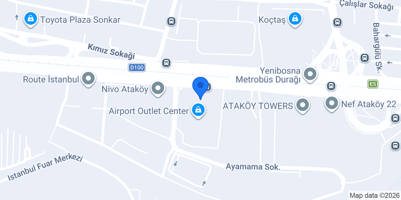 Derimod - Airport AVM konumu
