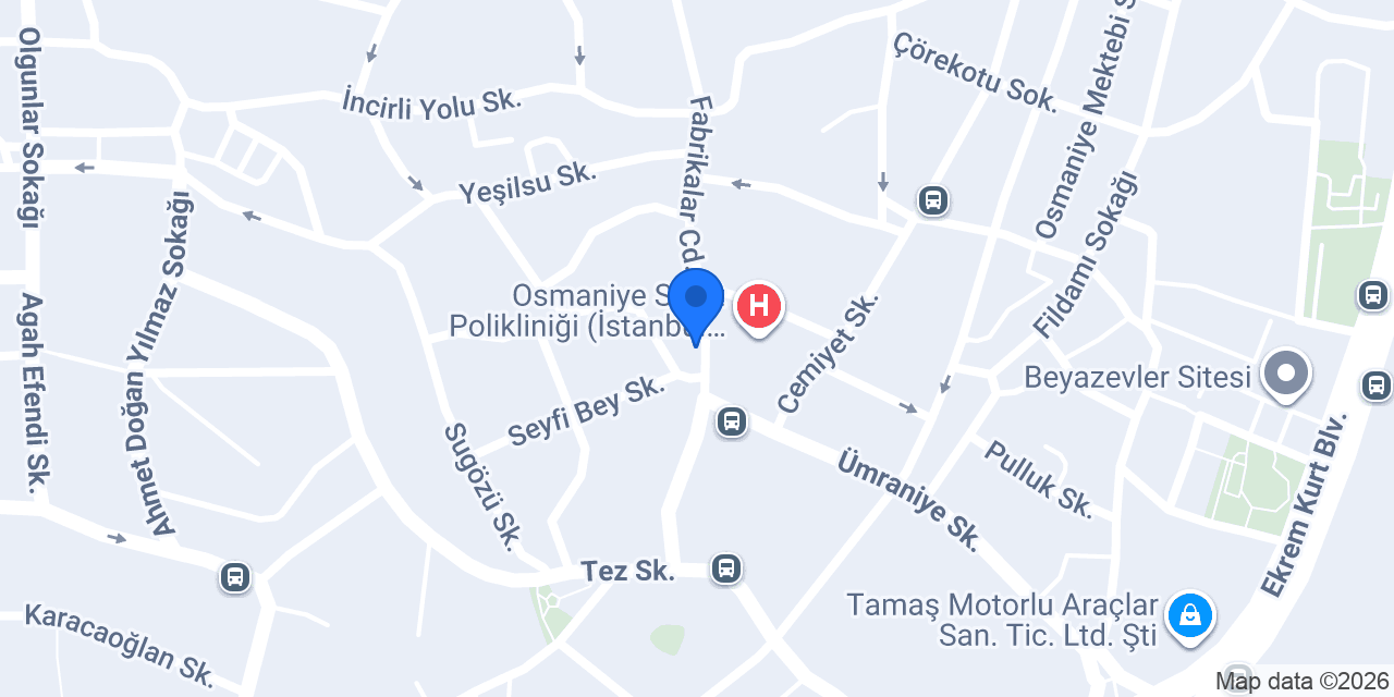 Oses Çiğ Köfte konumu