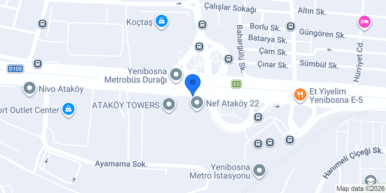 Pandora Bileklik konumu