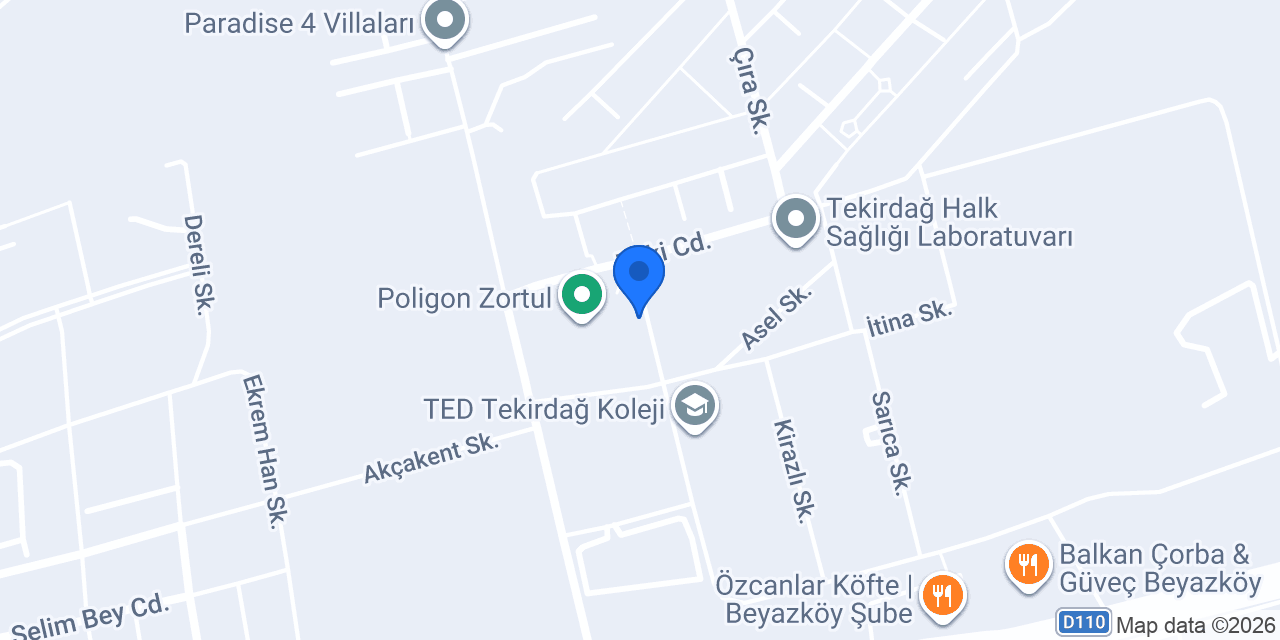 Oses Çiğ Köfte konumu