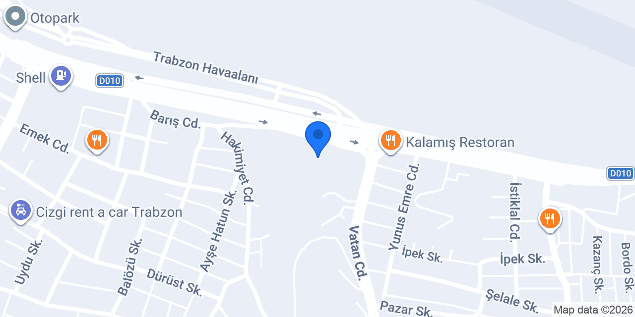 Ozan Car Rental konumu
